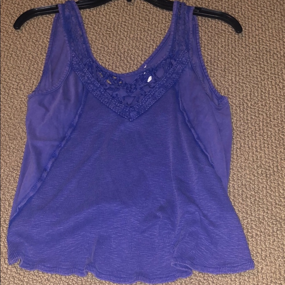 Blue tank! Free people cool design